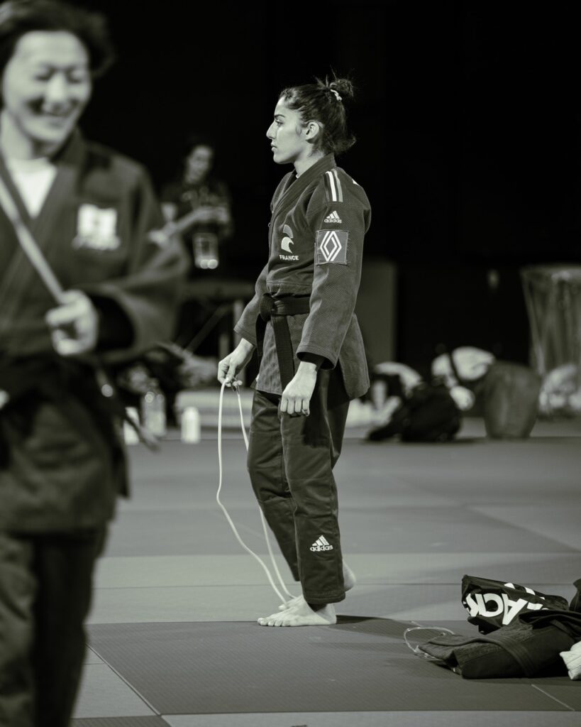 Shirine Boukli, judokate française –48 kg, en compétition internationale